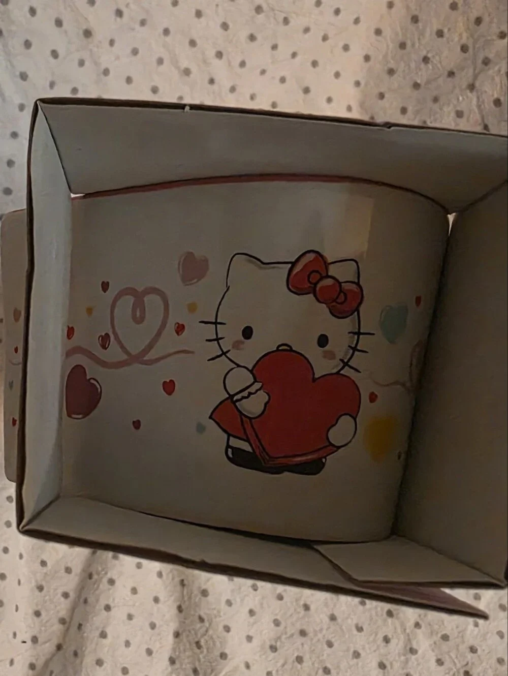 Hello Kitty Heart Ramekins Set of 2 Sanrio Ceramic Baking Gift Kitchen Bowls